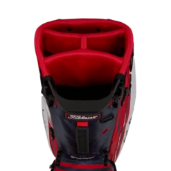 Titleist Players 4 Plus StaDry Stand Bag -Golf Gear Store 2022Players4PlusStaDry White Navy Red TB21SX3 146 04 700x700
