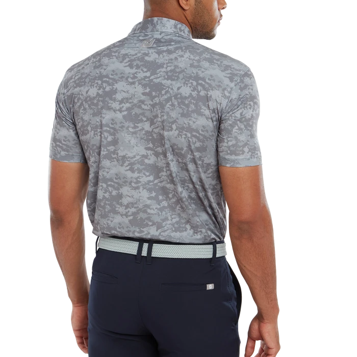 FootJoy Cloud Camo Lisle Men's Golf Polo Shirt 80006 3 FootJoy Cloud Camo Lisle Men's Golf Polo Shirt 80006 - Image 3