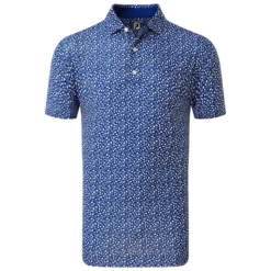 Golf Gear Store 25 FootJoy Tossed Tulips Lisle Men's Golf Polo Shirt 80021