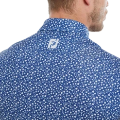 FootJoy Tossed Tulips Lisle Men's Golf Polo Shirt 80021 -Golf Gear Store FJ 80021 05 700x700
