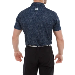 FootJoy Glass Print Lisle Men's Golf Polo Shirt 80038 -Golf Gear Store FJ 80038 03 700x700