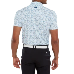 FootJoy Travel Print Lisle Men's Golf Polo Shirt 80048 -Golf Gear Store FJ 80048 03 700x700