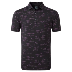 FootJoy Tropic Print Lisle Men's Golf Polo Shirt 80091