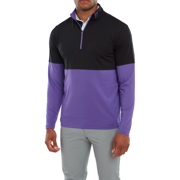 FootJoy Colour Block Men's Mid Layer Pullover 80115 2 FootJoy Colour Block Men's Mid Layer Pullover 80115 - Image 2