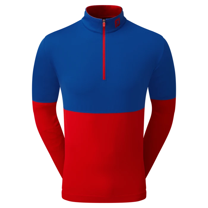 FootJoy Colour Block Men's Mid Layer Pullover 80118 1 FootJoy Colour Block Men's Mid Layer Pullover 80118