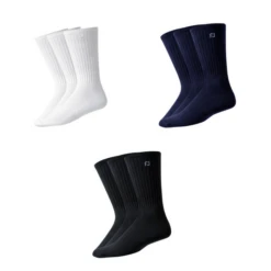 Footjoy ComfortSof Crew 3 Pair Pack (3 Colours)