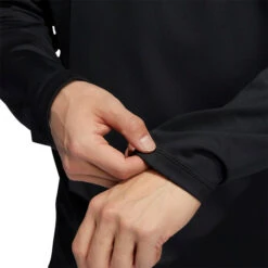 Adidas Primegreen Golf Hoodie -Golf Gear Store GS9450 APP on model detail 2 white 700x700